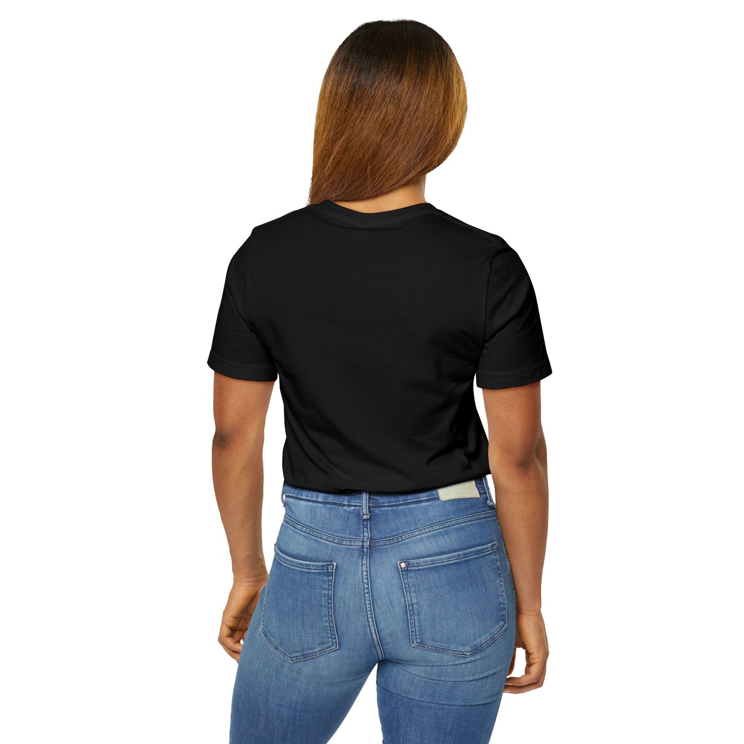 Halloween Themed Unisex Jersey T-Shirt, Cute Witch Hat Graphic Tee, Spooky Season Apparel, Perfect for Halloween Parties, Fun