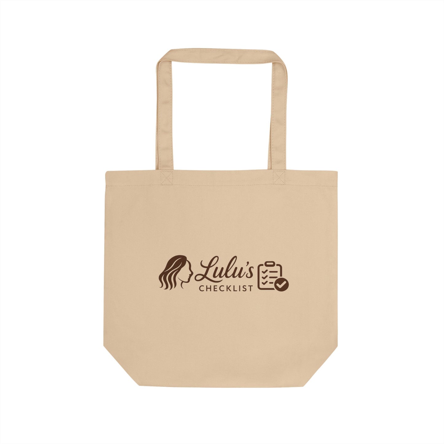 Eco-Friendly Custom Tote Bag | Personalized Shopping Bag, Sustainable Gift, Beach Tote, Grocery Carrier, Fun Checklist Design