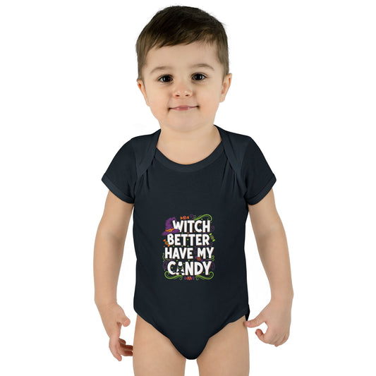 Halloween Baby Bodysuit, Funny Baby Halloween Outfit, Cute Infant Outfit, Baby Shower Gift, Witch Costume, Trick or Treat Apparel