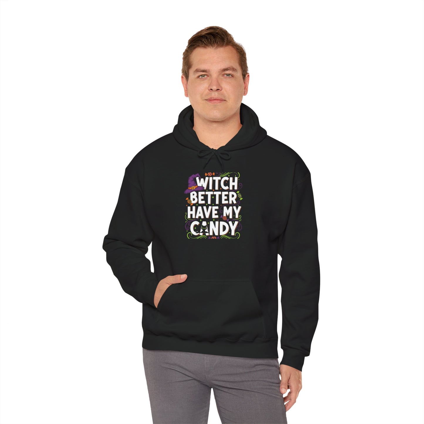 Colorful Fun Unisex Hoodie with Playful Design, Cozy Sweatshirt for Casual Wear, Gift for Friends, Birthday Present, Everyday Comfort