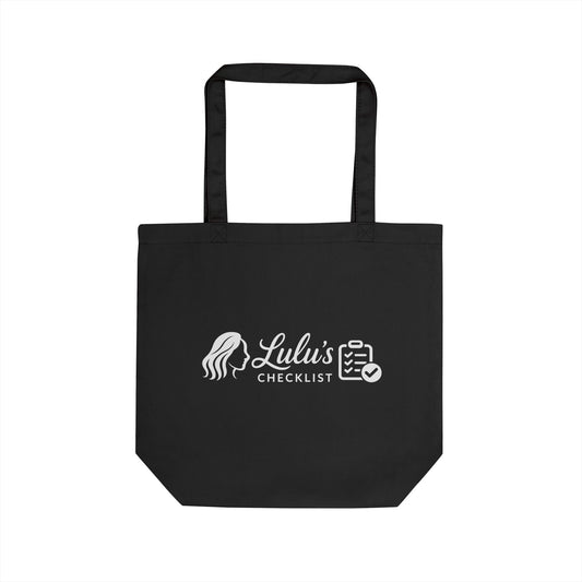 Eco-Friendly Checklist Tote Bag for Busy Lives, Reusable Shopping Bag, Gifts for Her, Eco Tote, Canvas Tote Bag
