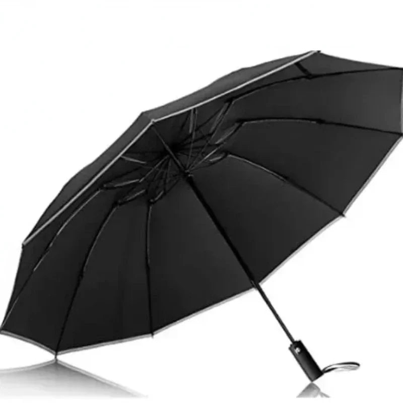 Reverse Safety Umbrella | Windproof, Auto Open/Close, Reflective Stripe
