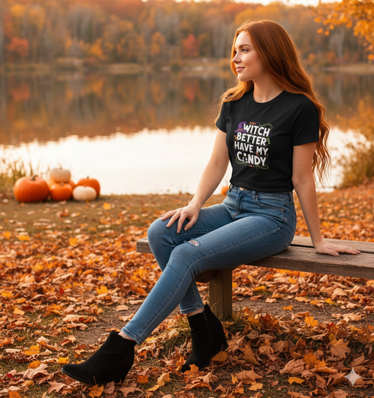 Sassy and Sweet Womens Graphic - Tee Soft Cotton Favorite for Everyday Looks - Gifts and Fall Fun