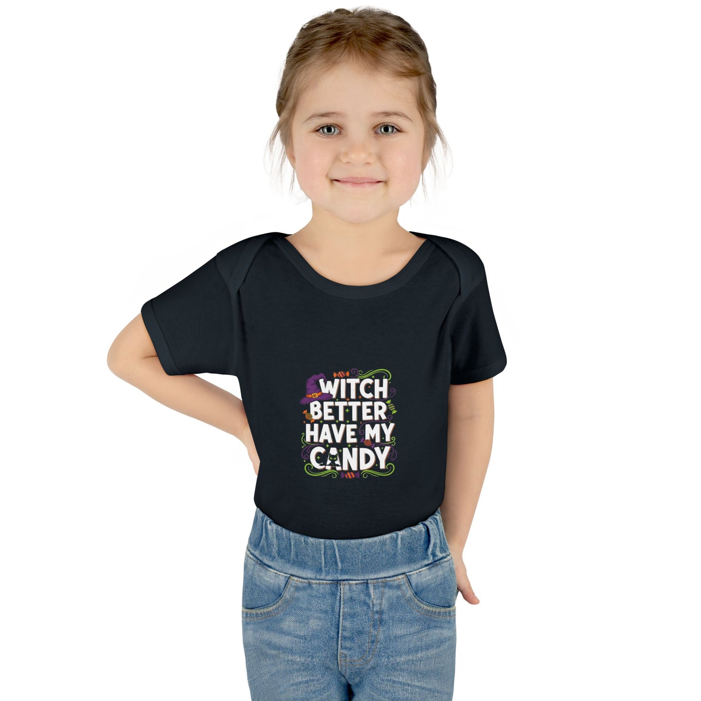 Halloween Baby Bodysuit, Funny Baby Halloween Outfit, Cute Infant Outfit, Baby Shower Gift, Witch Costume, Trick or Treat Apparel
